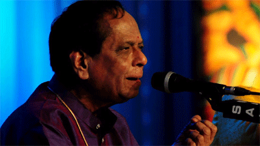 Dr. M. Balamuralikrishna - Performing for 'Vasanth 