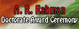 A R Rahman Doctorate Award Ceremony 