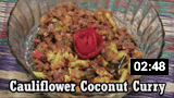 Cauliflower Coconut Curry 