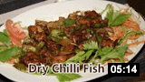 Dry chilly fish 
