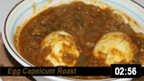 Egg Capsicum Roast 