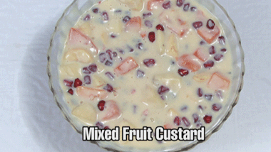 Mixed Fruit Custard