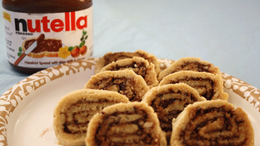 Nutella Pinwheel Cookies 