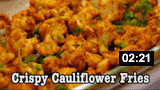Crispy Cauliflower Fries 