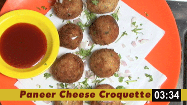 Paneer Cheese Croquettes 