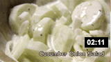 Cucumber Onion Salad 