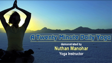<p>Twenty Minute Daily Yoga for a healthy body and mind