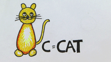 C For Cat | Easy Drawing Tutorial 