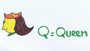 Q for Queen | Easy Drawing Tutorial