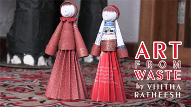 3D Paper Quilling Dolls | Vijitha Ratheesh 