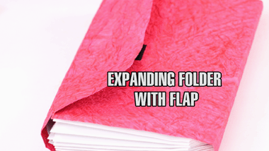 Expanding Folder with Flap 