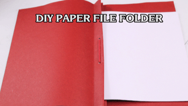 DIY Paper File Folder