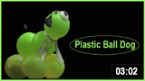 Plastic Ball Dog 