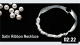 Satin Ribbon Necklace 